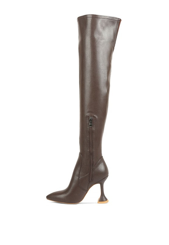BRANDY OVER THE KNEE HIGH HEELED BOOTS - PureLove Designs LLC