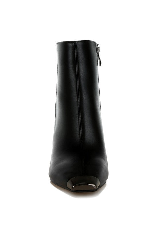 Orca Metallic Cap Toe Faux Leather Boots - PureLove Designs LLC