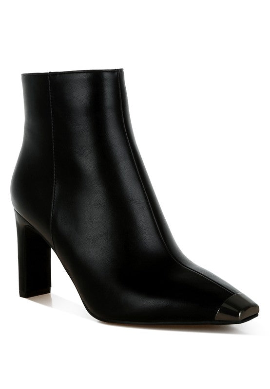 Orca Metallic Cap Toe Faux Leather Boots - PureLove Designs LLC