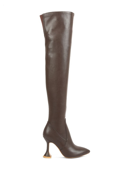 BRANDY OVER THE KNEE HIGH HEELED BOOTS - PureLove Designs LLC