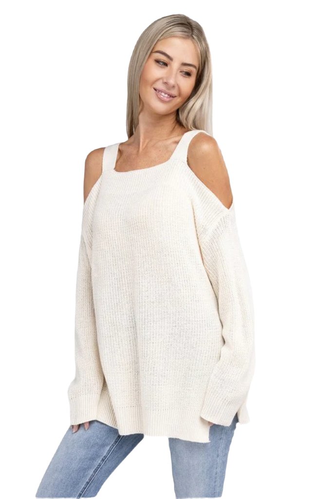 Off The Shoulder Sweater - PureLove Designs LLC