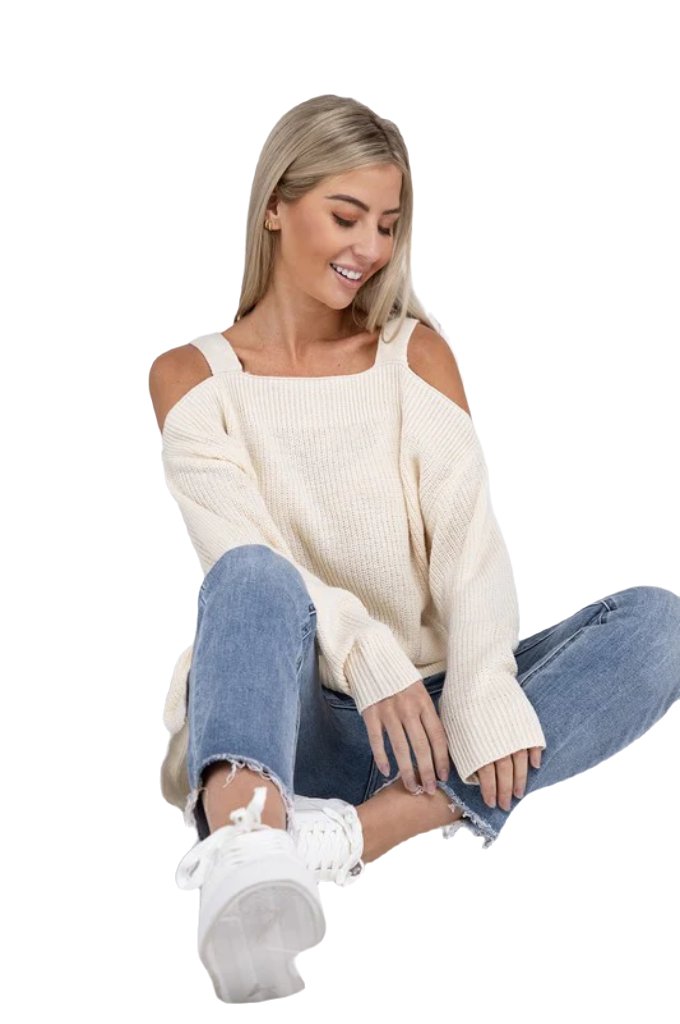 Off The Shoulder Sweater - PureLove Designs LLC