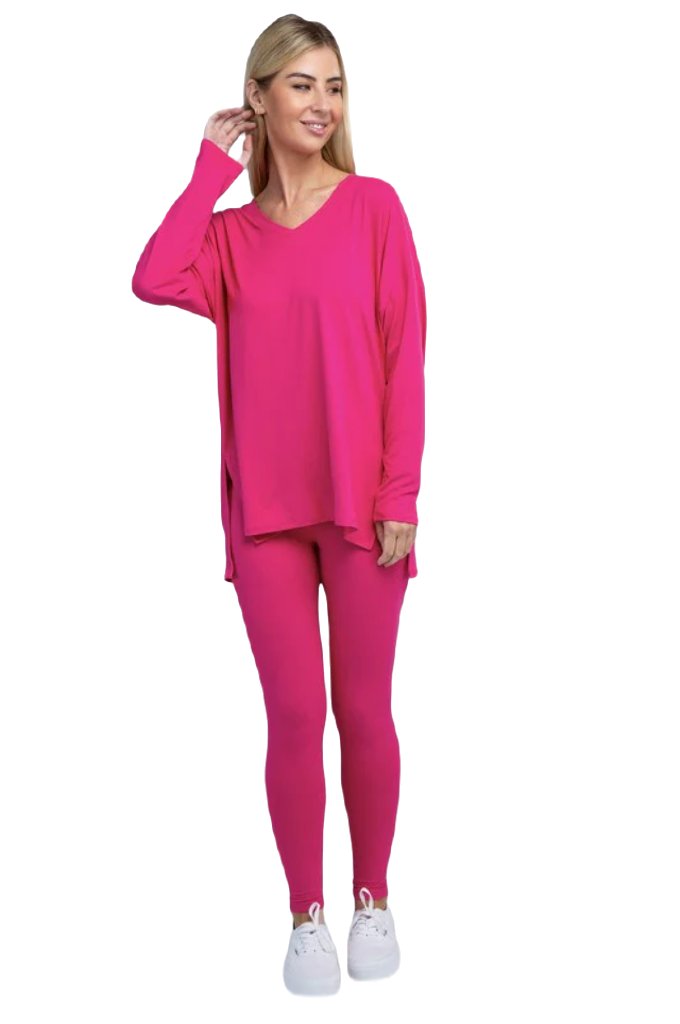 Brushed DTY Microfiber Loungewear Set - PureLove Designs LLC