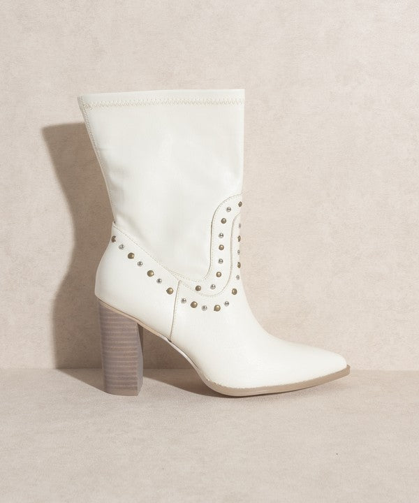 OASIS SOCIETY Paris - Studded Boots - PureLove Designs LLC