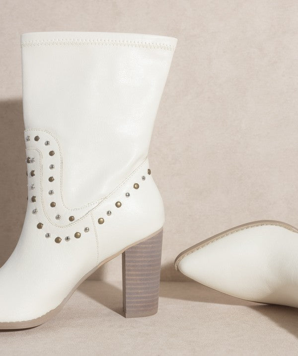 OASIS SOCIETY Paris - Studded Boots - PureLove Designs LLC