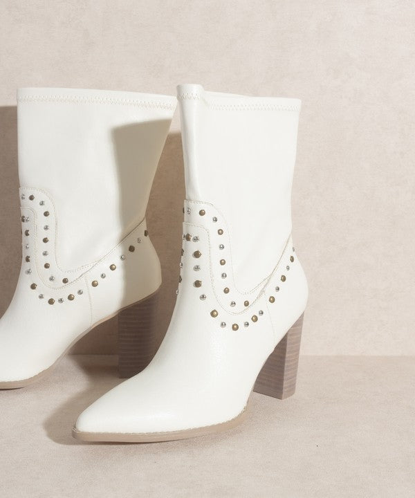 OASIS SOCIETY Paris - Studded Boots - PureLove Designs LLC
