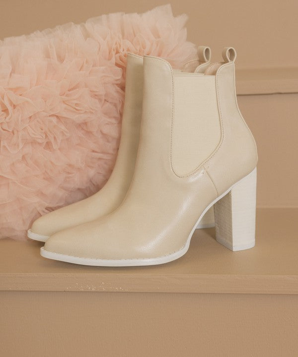 Oasis Society Esmee - Chelsea Boot Heel - PureLove Designs LLC