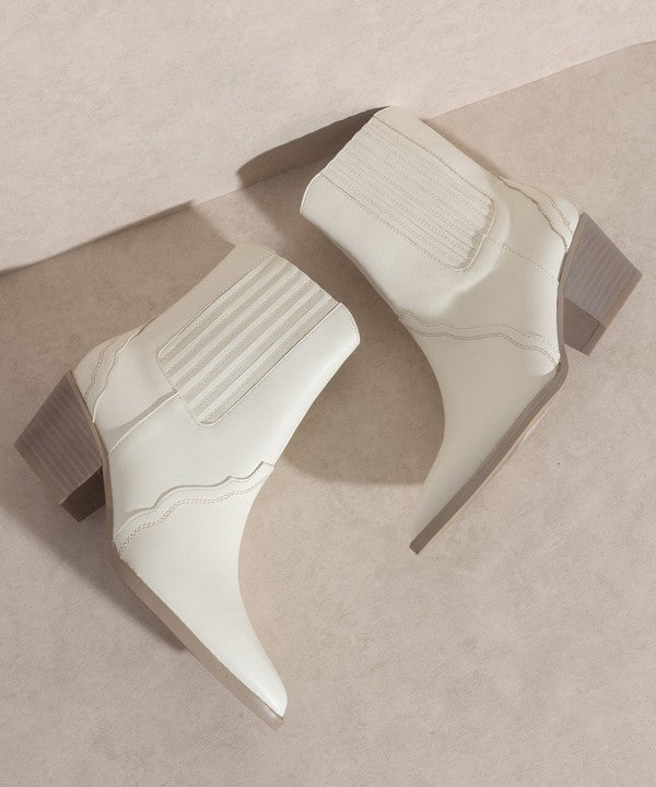 OASIS SOCIETY Dawn - Paneled Western Bootie - PureLove Designs LLC
