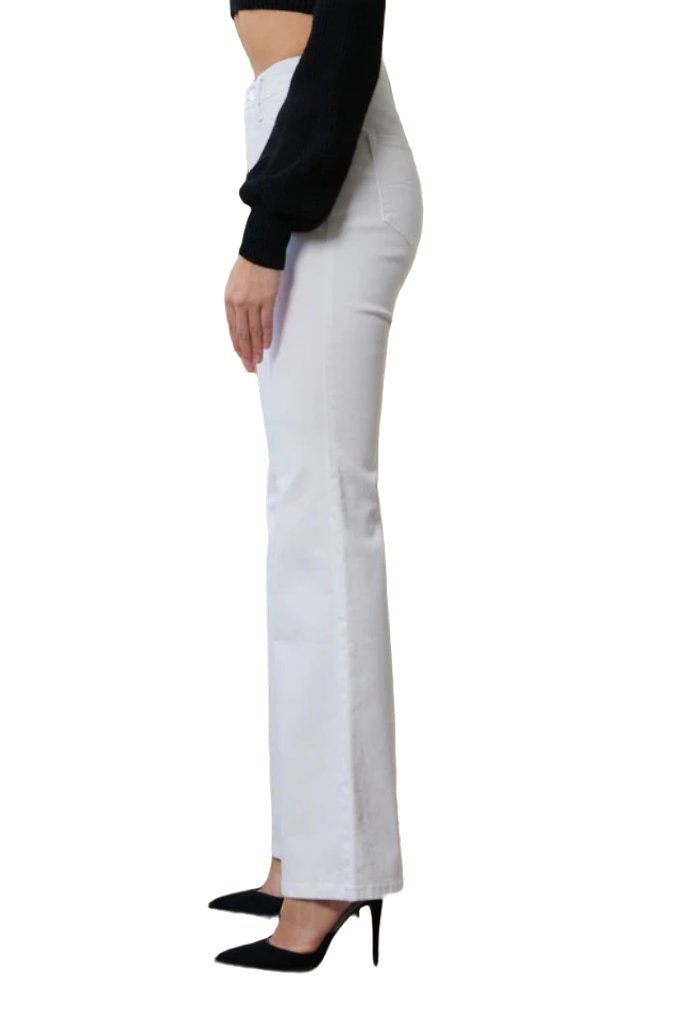 High Waisted Full-Length Flare Jeans - PureLove Designs LLC