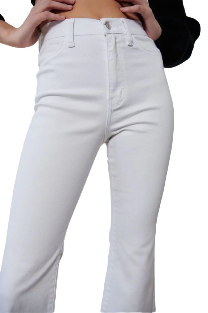 High Waisted Full-Length Flare Jeans - PureLove Designs LLC
