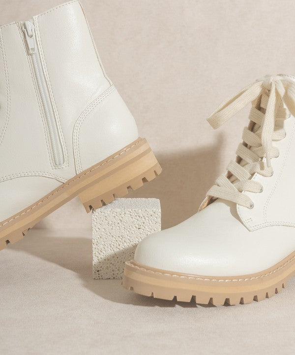 OASIS SOCIETY Amora - Military Bootie - PureLove Designs LLC