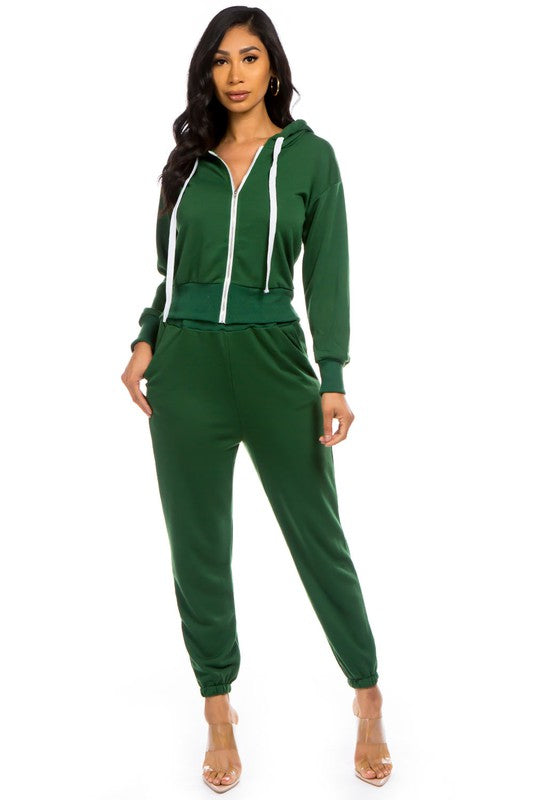 TWO PIECE HOODIES PANT SET - PureLove Designs LLC
