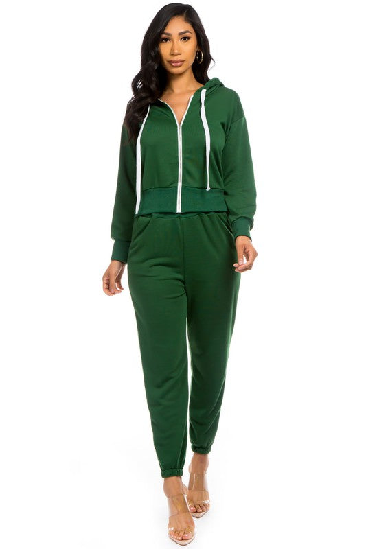 TWO PIECE HOODIES PANT SET - PureLove Designs LLC