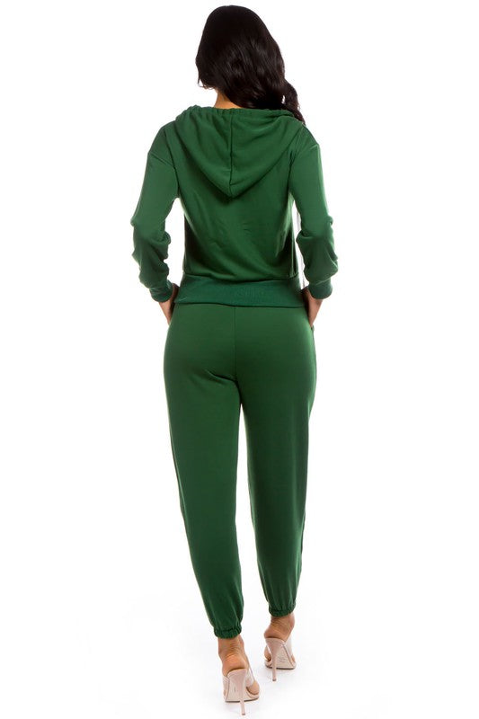 TWO PIECE HOODIES PANT SET - PureLove Designs LLC