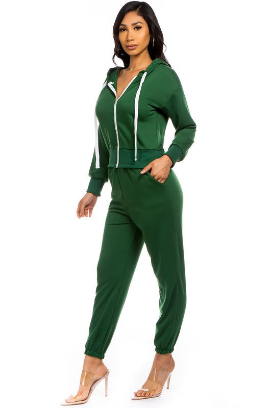 TWO PIECE HOODIES PANT SET - PureLove Designs LLC