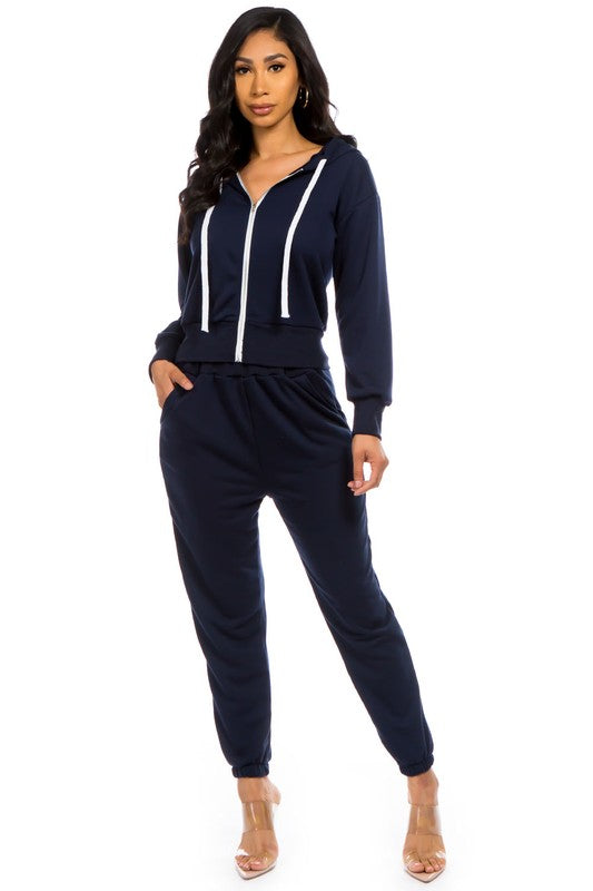 TWO PIECE HOODIES PANT SET - PureLove Designs LLC