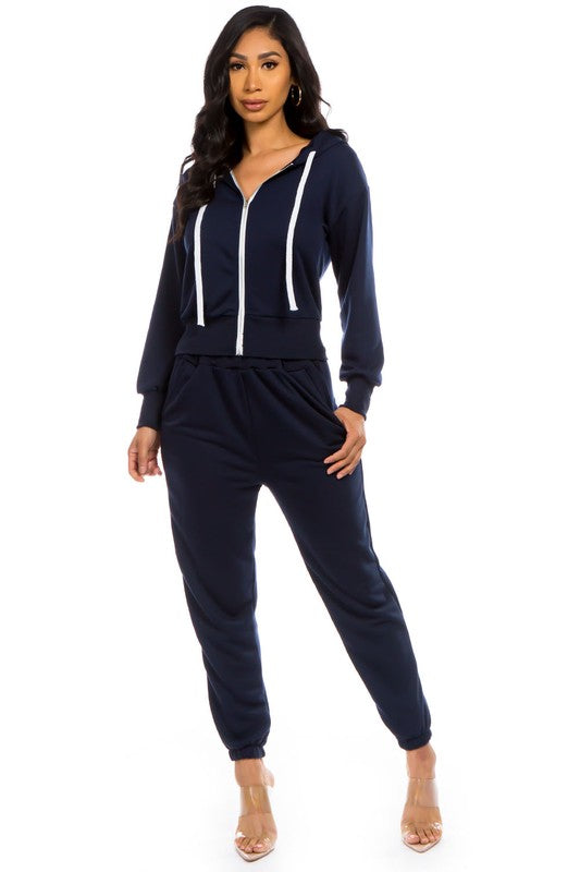 TWO PIECE HOODIES PANT SET - PureLove Designs LLC