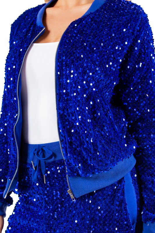SEXY SEQUIN TWO PIECE PANT SET - PureLove Designs LLC