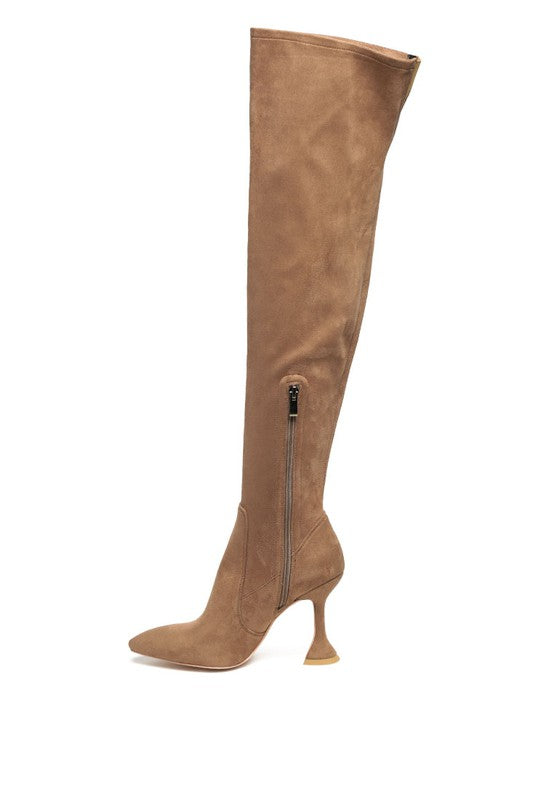 BRANDY OVER THE KNEE HIGH HEELED BOOTS - PureLove Designs LLC