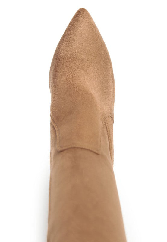 BRANDY OVER THE KNEE HIGH HEELED BOOTS - PureLove Designs LLC