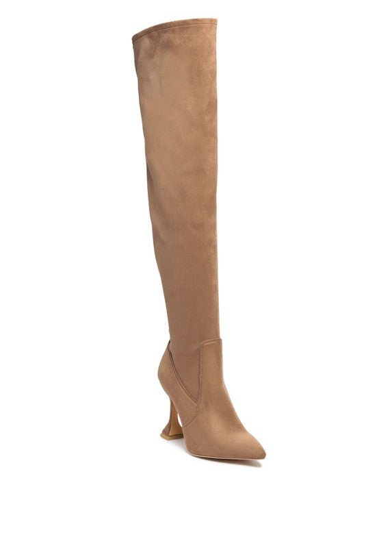 BRANDY OVER THE KNEE HIGH HEELED BOOTS - PureLove Designs LLC