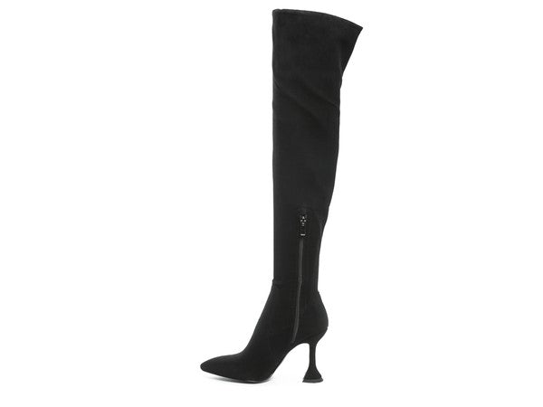 BRANDY OVER THE KNEE HIGH HEELED BOOTS - PureLove Designs LLC