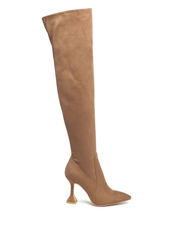 BRANDY OVER THE KNEE HIGH HEELED BOOTS - PureLove Designs LLC