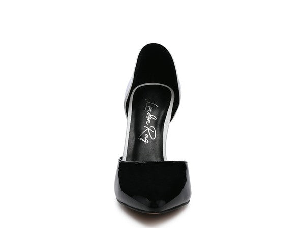 Candy Cane Patent Pu Slip On Stiletto Heels - PureLove Designs LLC