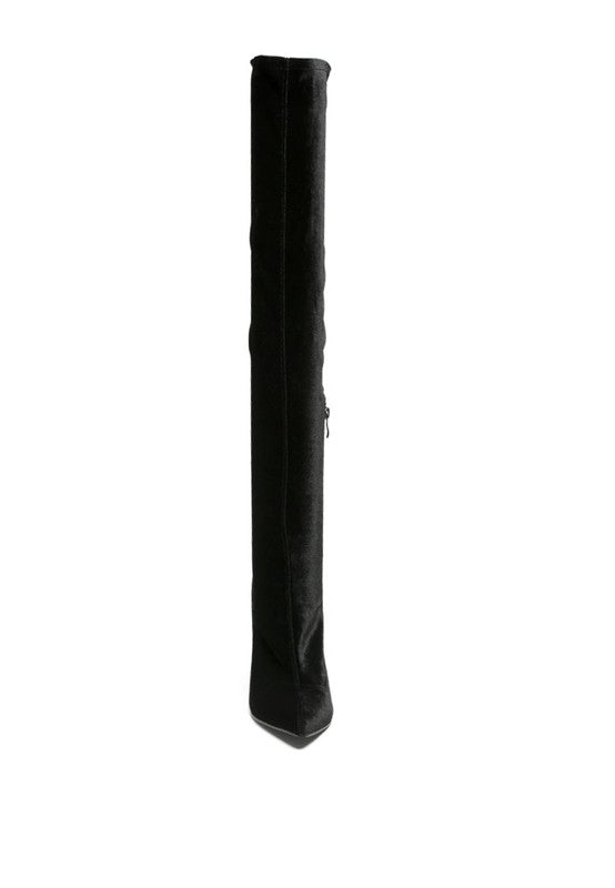 Tilera Stretch Over The Knee Stiletto Boots - PureLove Designs LLC