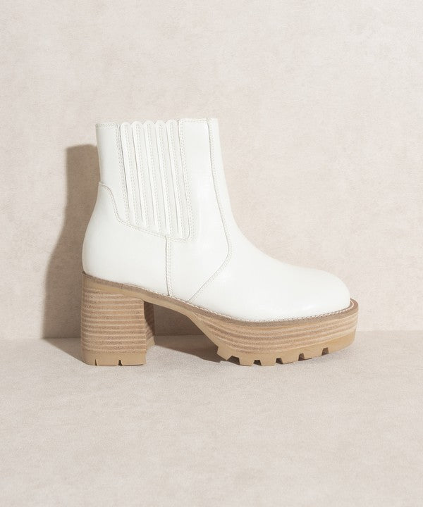 OASIS SOCIETY Aubrey - Platform Paneled Boots - PureLove Designs LLC