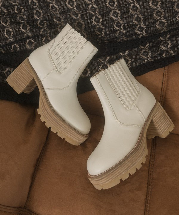 OASIS SOCIETY Aubrey - Platform Paneled Boots - PureLove Designs LLC