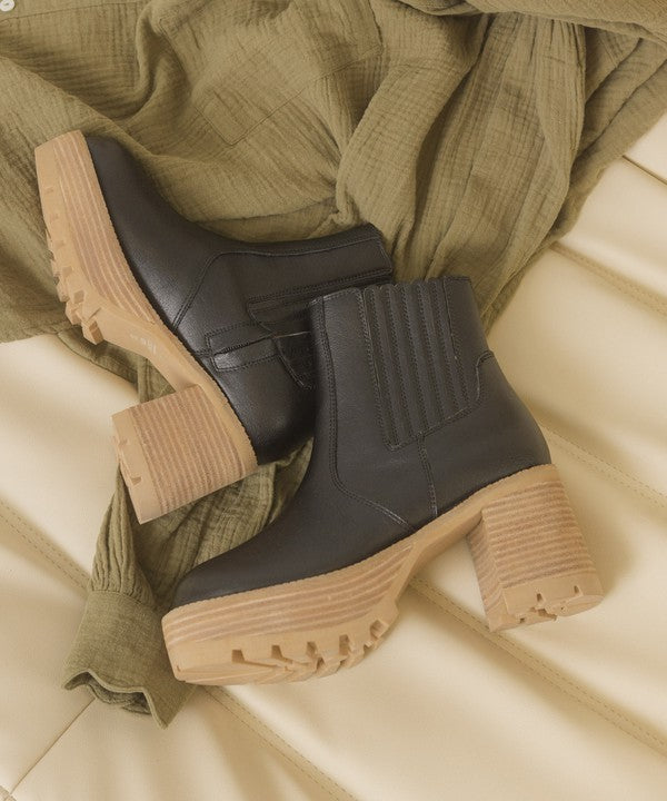 OASIS SOCIETY Aubrey - Platform Paneled Boots - PureLove Designs LLC