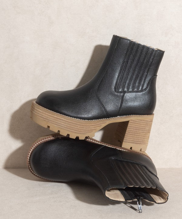 OASIS SOCIETY Aubrey - Platform Paneled Boots - PureLove Designs LLC