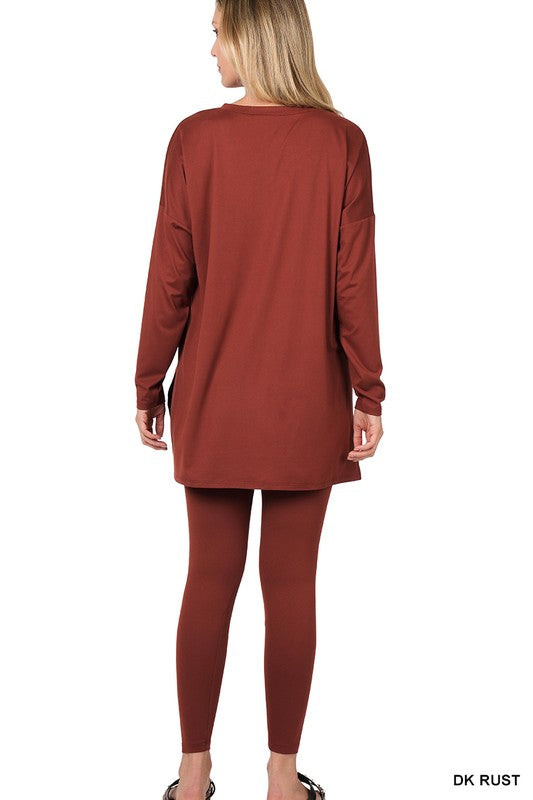 Brushed DTY Microfiber Loungewear Set - PureLove Designs LLC