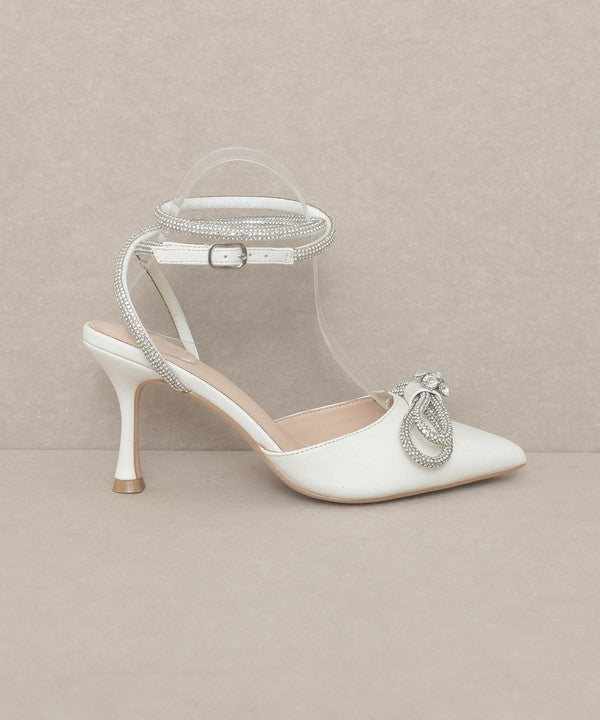 Oasis Society Chelsea - Bow Front Kitten Heel - PureLove Designs LLC