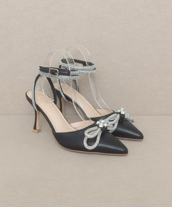 Oasis Society Chelsea - Bow Front Kitten Heel - PureLove Designs LLC