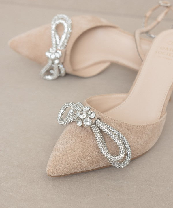 Oasis Society Chelsea - Bow Front Kitten Heel - PureLove Designs LLC