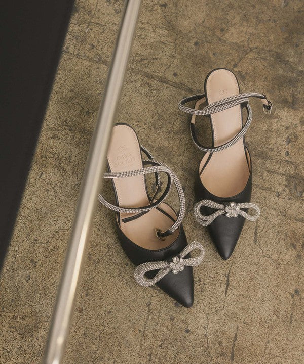 Oasis Society Chelsea - Bow Front Kitten Heel - PureLove Designs LLC