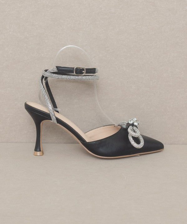 Oasis Society Chelsea - Bow Front Kitten Heel - PureLove Designs LLC