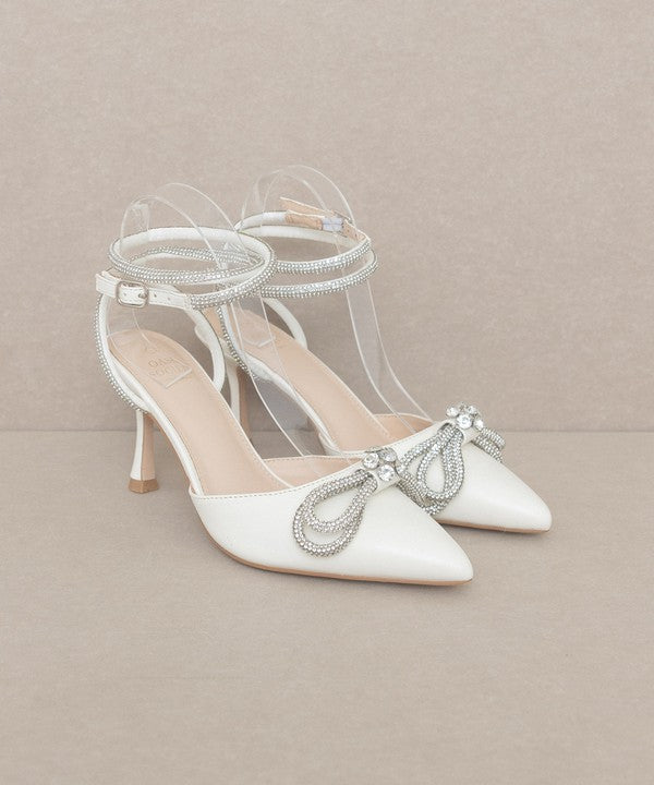Oasis Society Chelsea - Bow Front Kitten Heel - PureLove Designs LLC