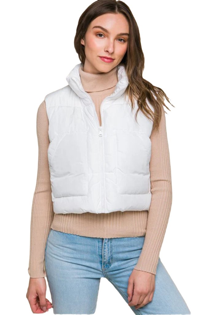 Puffer Vest With Pockets - PureLove Designs LLC