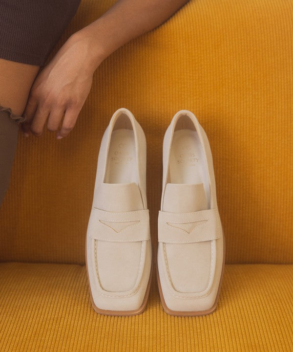 OASIS SOCIETY June - Square Toe Penny Loafers - PureLove Designs LLC