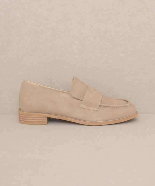 OASIS SOCIETY June - Square Toe Penny Loafers - PureLove Designs LLC