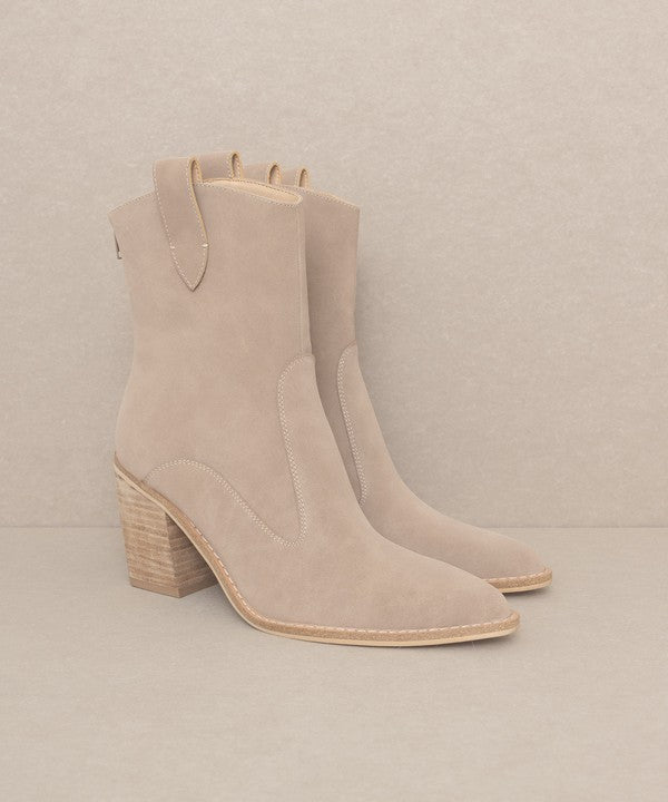OASIS SOCIETY Tara - Two Paneled Western Boots - PureLove Designs LLC