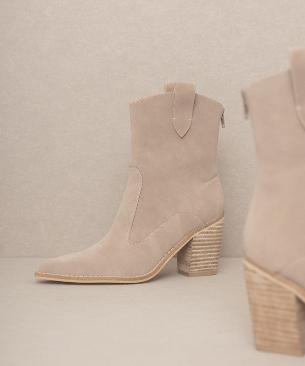 OASIS SOCIETY Tara - Two Paneled Western Boots - PureLove Designs LLC