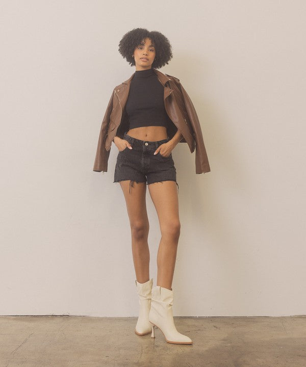 OASIS SOCIETY Riga - Western Inspired Slouch Boots - PureLove Designs LLC
