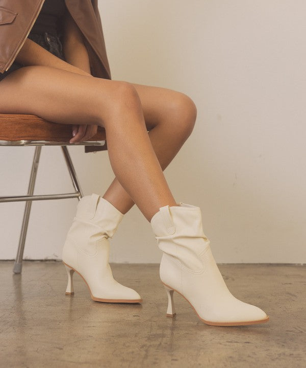 OASIS SOCIETY Riga - Western Inspired Slouch Boots - PureLove Designs LLC