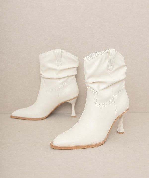 OASIS SOCIETY Riga - Western Inspired Slouch Boots - PureLove Designs LLC