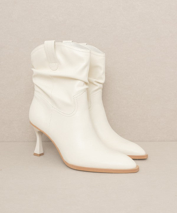 OASIS SOCIETY Riga - Western Inspired Slouch Boots - PureLove Designs LLC