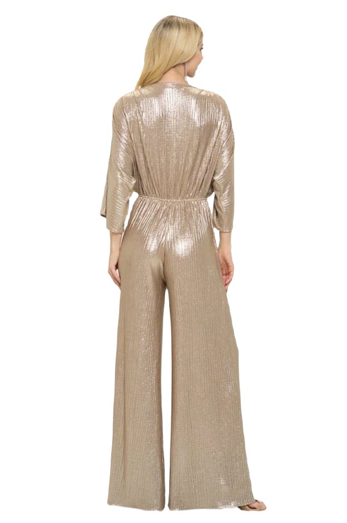 Kimono Sleeve Wide Leg Jumpsuit - PureLove Designs LLC